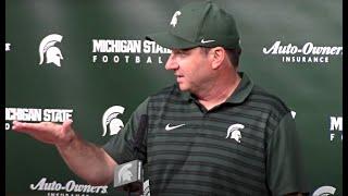 Michigan State coach Jonathan Smith on Week 1 win over FAU