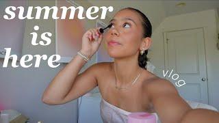 SUMMER VLOG!! *pilates, lake, shopping, ice cream*