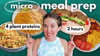 MICRO Vegan Meal Prep | The Easiest Way to Meal Prep!