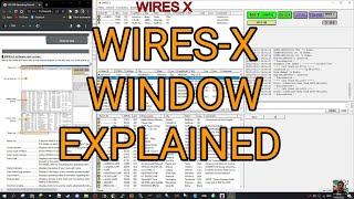 WIRES X - MAIN DISPLAY WINDOW-EXPLAINED