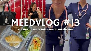 PLANTÃO 12H PS PEDIATRIA, TREINOS, DIETA, ESTUDOS... | MEEDVLOG #13 - ROTINA DE UMA INTERNA MEDICINA