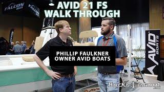 Avid 21 FS aluminum bay boat with Phillip Faulkner