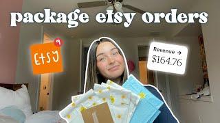 package etsy orders with me - ep. 2 - small business vlog