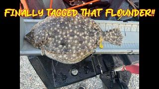 Mission Accomplished **First Southern Flounder Tagged**