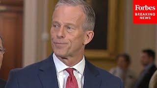 Thune Asked Point Blank: 'Do You Support President's Decision To Pause Military Aid To Ukraine?'