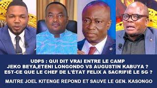 DELKAS:Qui dit vrai entre le Camp Eteni vs Augustin kabuya ?Fatshi a sacrifié le SG ?Joël kitenge...