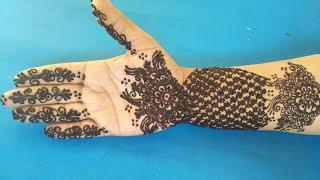 Latest Style Henna Mehndi Design For Back Hand