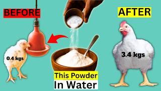 JUST a Few Grams Into Broiler Water & Watch Their Weight GAIN EXPLODE! (Baking Soda SECRET)