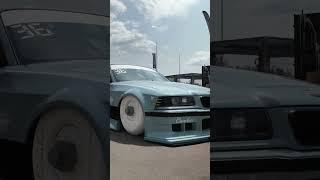 Widebody BMW E36 on Skateboard Wheels by @stahlwerkz