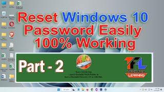 How to Reset Windows 10 Password 100% Working || Break Windows 10 password Part 2 #TechFunLearning