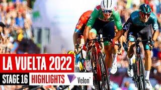 Absolutely insane finish | La Vuelta a España 2022 Stage 16 Highlights