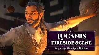 Lucanis Fireside Scene - Dragon Age: The Veilguard Preview