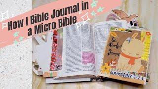 Persevere In Prayer Micro Bible Journal Process// Etched by Faith