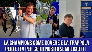 PUNTARE ALLA CHAMPIONS PER NON VINCERLA E SMENARCI LO SCUDETTO? NO GRAZIE. MILAN DA DERBY CON CONTE!