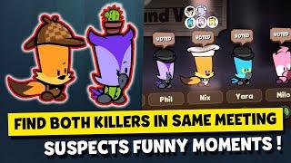 HOW TO FIND BOTH KILLERS IN SAME MEETING WITH 2280 IQ ! SUSPECTS MYSTERY MANSION FUNNY MOMENTS #22