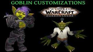 World Of Warcraft - Shadowlands Alpha New Goblin Customization