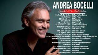 Top 20 Most Famous Opera Pop Of Of Andrea Bocelli - Andrea Bocelli Greatest Hits Full Album