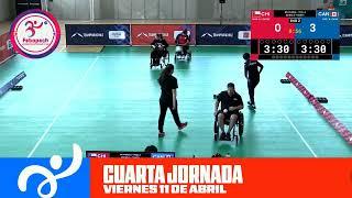 Santiago World Boccia Challenger 11.04.2025. Nayadeth Cortés  vs Alison Samantha Levine  (BC4)