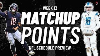 Fantasy Football Guru Reveals Top Matchup Points For Week 13!