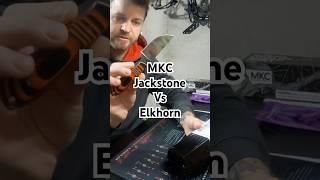 MKC Jackstone unboxing vs Elkhorn skinner Montana Knife Company
