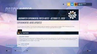 Overwatch Experimental Patch Notes today October/22/2020 - Widowmaker Nerf and Mccree buff