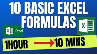 10 Excel Formulas You Should Know | Excel Basic Functions To Save Your Time  | Excel Functions