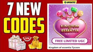 UPDATE NEW Kingdom of essantia Tycoon CODES IN JUN 2025- ROBLOX Kingdom of essantia Tycoon CODES