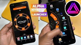  Alpha hybrid launcher use kaise kare | how to use alpha hybrid launcher | Alpha hybrid Launcher