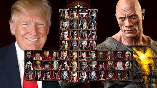 Mortal Kombat 9 - DONALD TRUMP & THE ROCK - Expert Tag Ladder - Gameplay @(1080p) - 60ᶠᵖˢ 