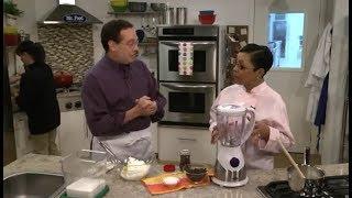 Chef Danielle Making Blender Chocolate Mousse on the Mr. Food Cooking Show