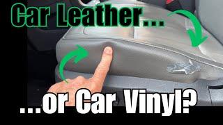 Car Leather: what am I really cleaning here?