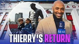 Thierry Henry Makes EMOTIONAL Return To Highbury and Arsenal with his kids | CBS Sports Golazo