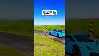 How much tape needed to stop a Lamborghini #flashclips  #shorts #mrbeastchallenges #viralshorts