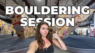 Bouldering Gym Session Vlog