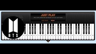 Answer- BTS Love Myself [ Virtual Piano ] Sheets