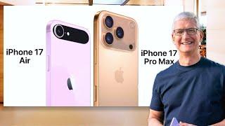 iPhone 17 Pro Max y NUEVO iPhone 17 Air - Cambio TOTAL en Apple