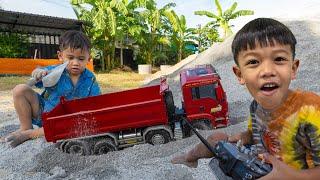 รถดั้มบรรทุกหิน กองทรายใหม่ | พี่ปลื้ม