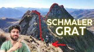 Schmale GRASGRATE spannende Pfade | KLEINER RETTENSTEIN | Gratüberschreitung | T5-, UIAA II Bergtour