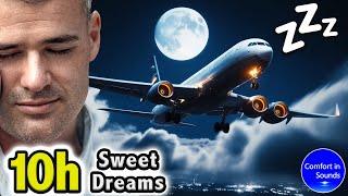 EVERYONE SLEEPS with THIS Airplane Ambience Sound | Organic White Noise to Sleep, Study or Meditate