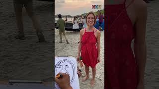 Caricature within 1 minute amazing ️| Baiju P kovalam |