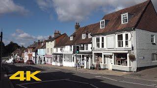 New Alresford Walk: Town Centre【4K】