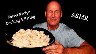 ASMR: HOMEMADE MEATBALL STROGANOFF~SECRET RECIPE/COOKING/EATING~SOFT  SPOKEN