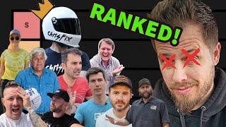 Ranking your favorite automotive Youtuber!