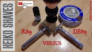 Comparison MÜHLE R89 vs Edwin Jagger DE89