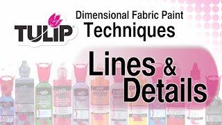 Line Techniques using Tulip Dimensional paint