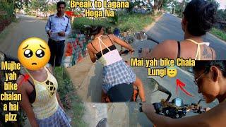 She Wants To Ride My KTM Duke 200| For First Time| Aaj Toh Main Maruga | Vedic Village