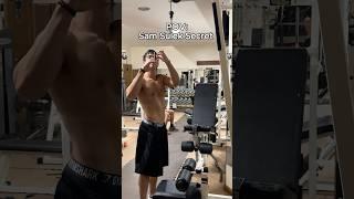 Sam Sulek Secret to look so good… GymLamp of course #gym #gymbro #gymrat #bodybuilding #samsulek