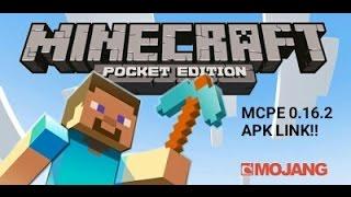 Minecraft PE 0.16.2 | MCPE 0.16.2 REALESED!! + IOS DOWNLOAD LINK!! (Pocket Edition)