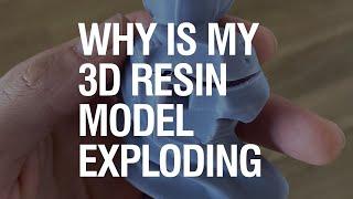 Monocure 3D ProTips Bytes: Why are my 3D Printed Resin Models Exploding?