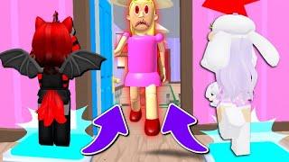 TEAMWORK ESCAPE Evil MOM Obby With Moody! (Roblox)